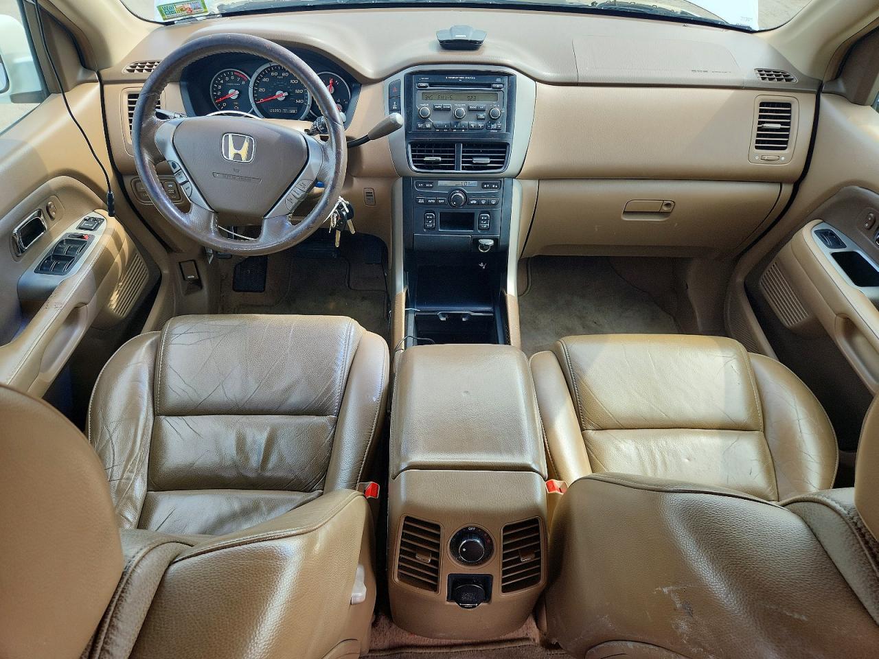 2008 Honda Pilot Exl Белый vin: 5FNYF18518B055819