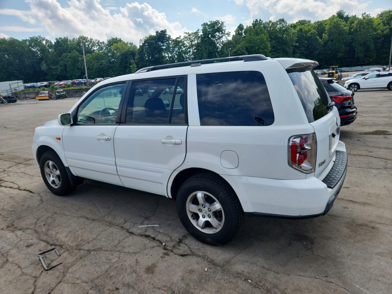 2008 Honda Pilot Exl Белый vin: 5FNYF18518B055819