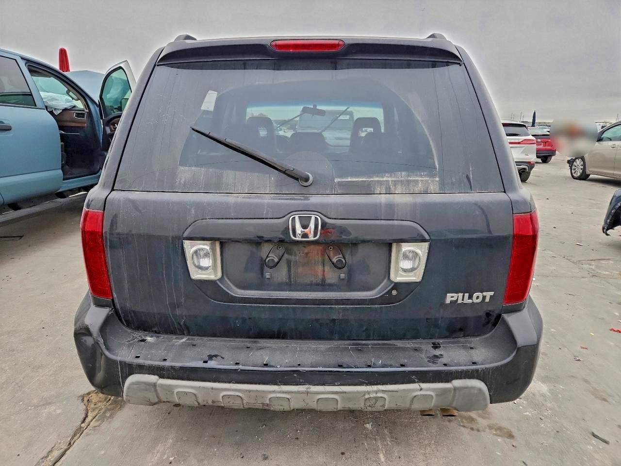 2004 Honda Pilot Exl Black vin: 5FNYF18524B005022