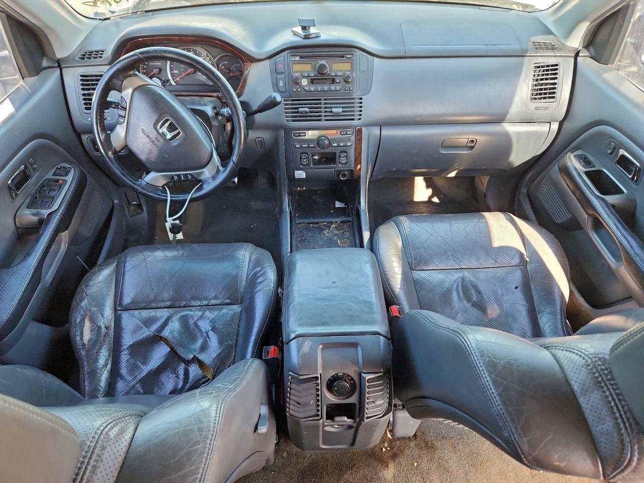 2004 Honda Pilot Exl Black vin: 5FNYF18524B005022