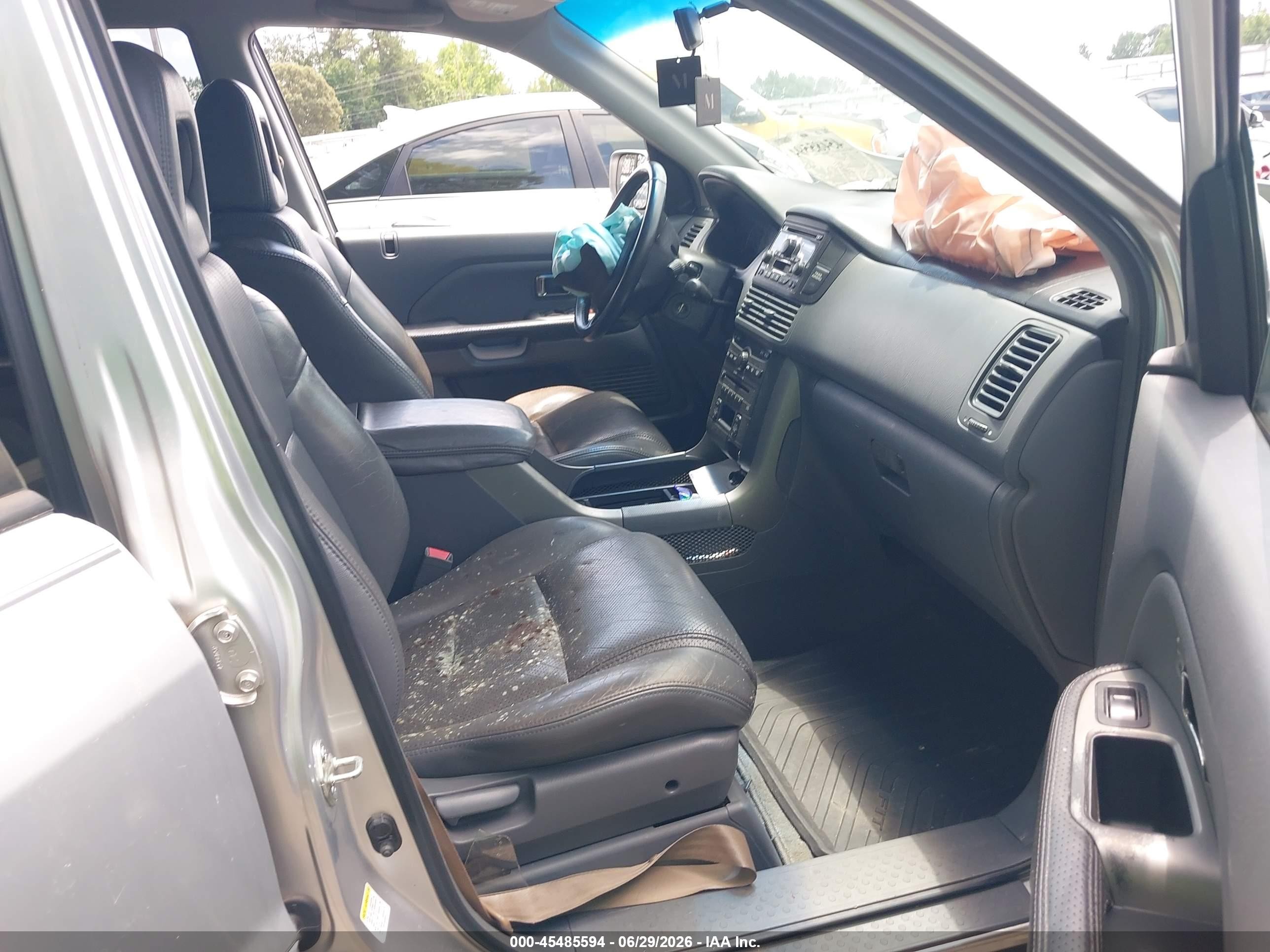 2005 Honda Pilot Ex-l Серебряный vin: 5FNYF18525B028429