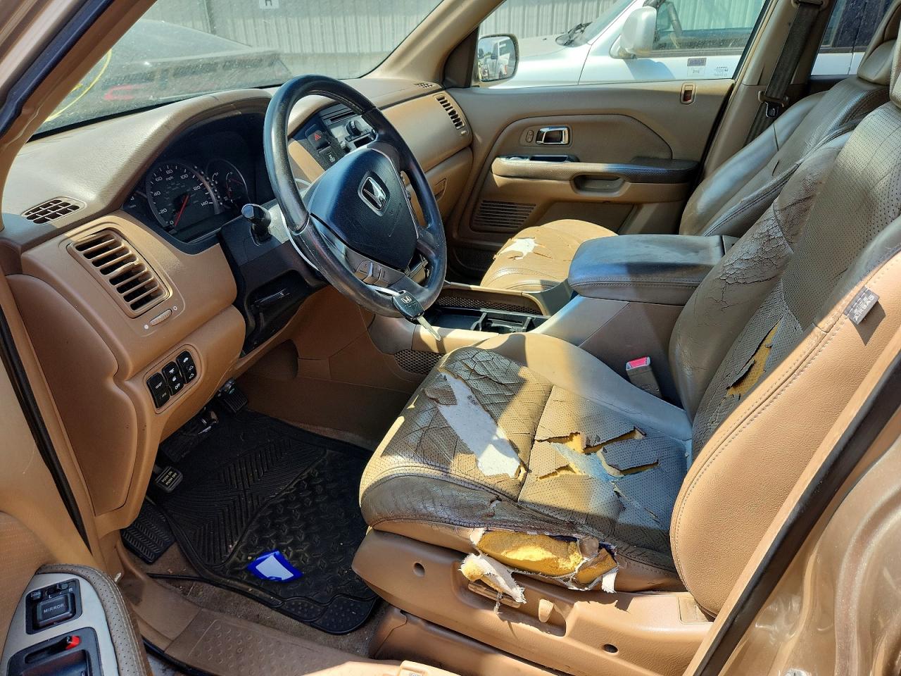 2005 Honda Pilot Exl Gold vin: 5FNYF18525B056490