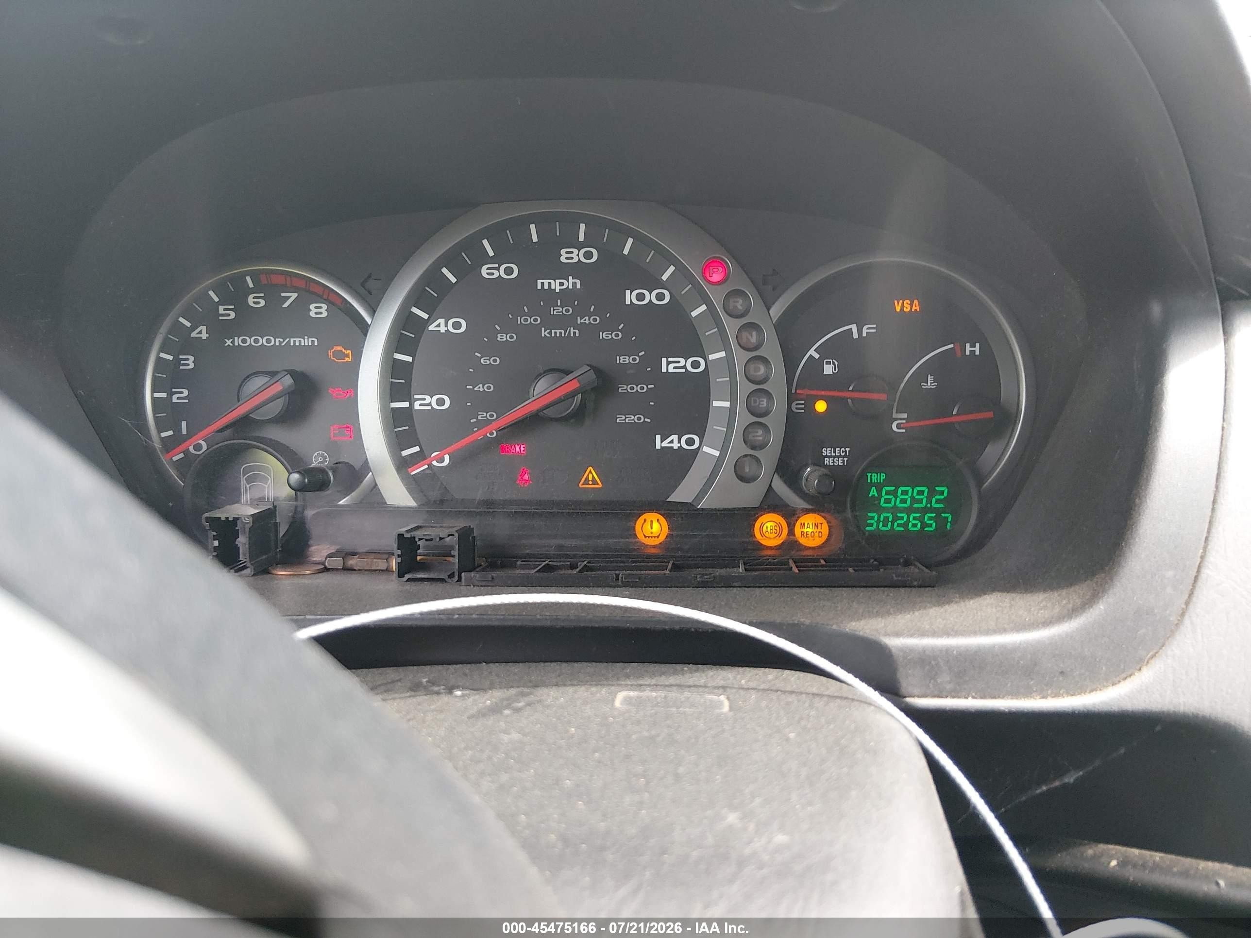 2005 Honda Pilot Ex-l Gray vin: 5FNYF18525B059986