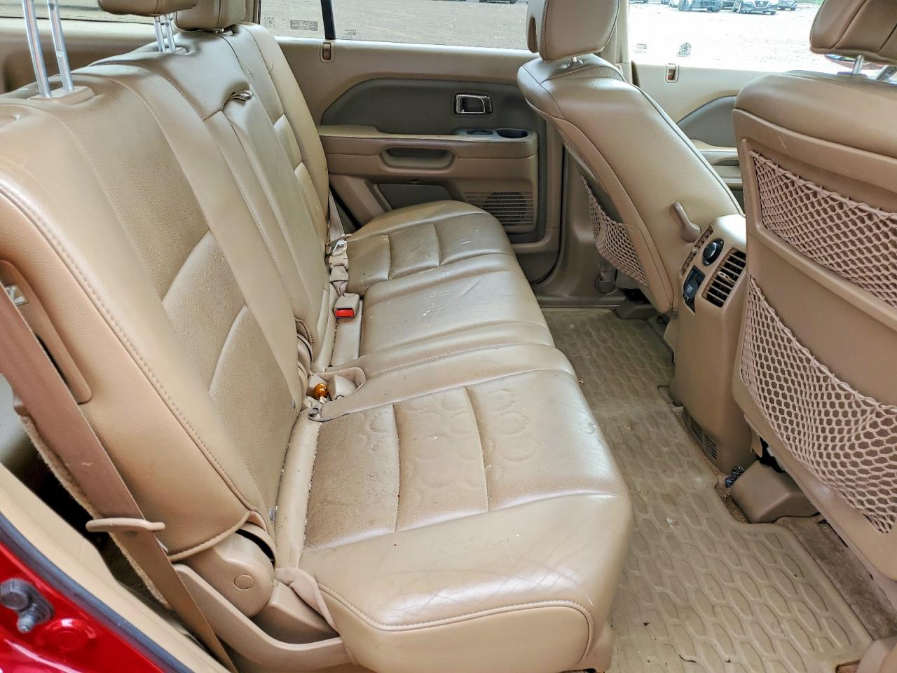 2006 Honda Pilot Ex Red vin: 5FNYF18526B023085