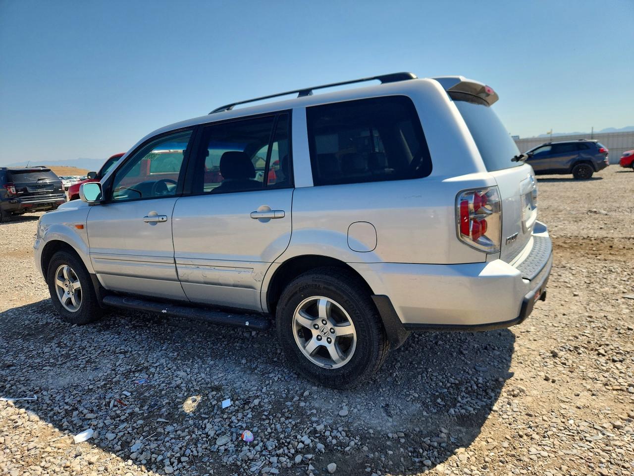 2008 Honda Pilot Exl Silver vin: 5FNYF18528B042657