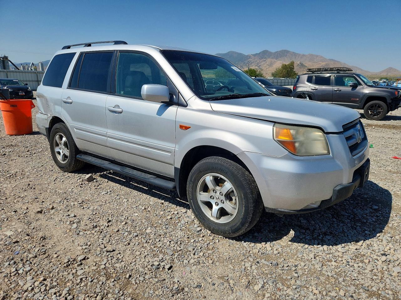 2008 Honda Pilot Exl Silver vin: 5FNYF18528B042657