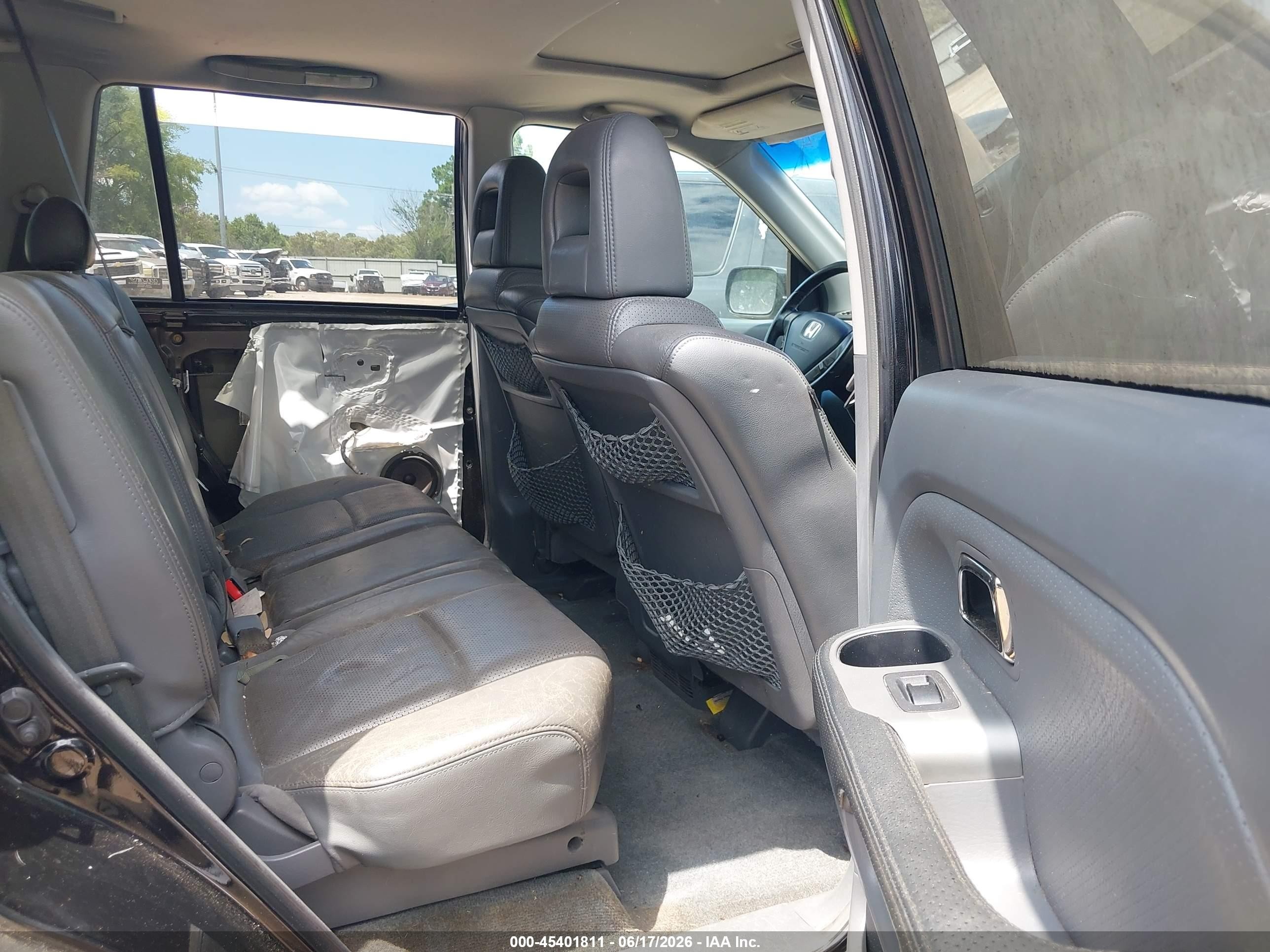 2005 Honda Pilot Ex-l Черный vin: 5FNYF18535B059477