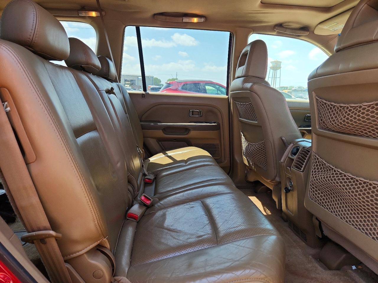 2005 Honda Pilot Exl Red vin: 5FNYF18535B059902