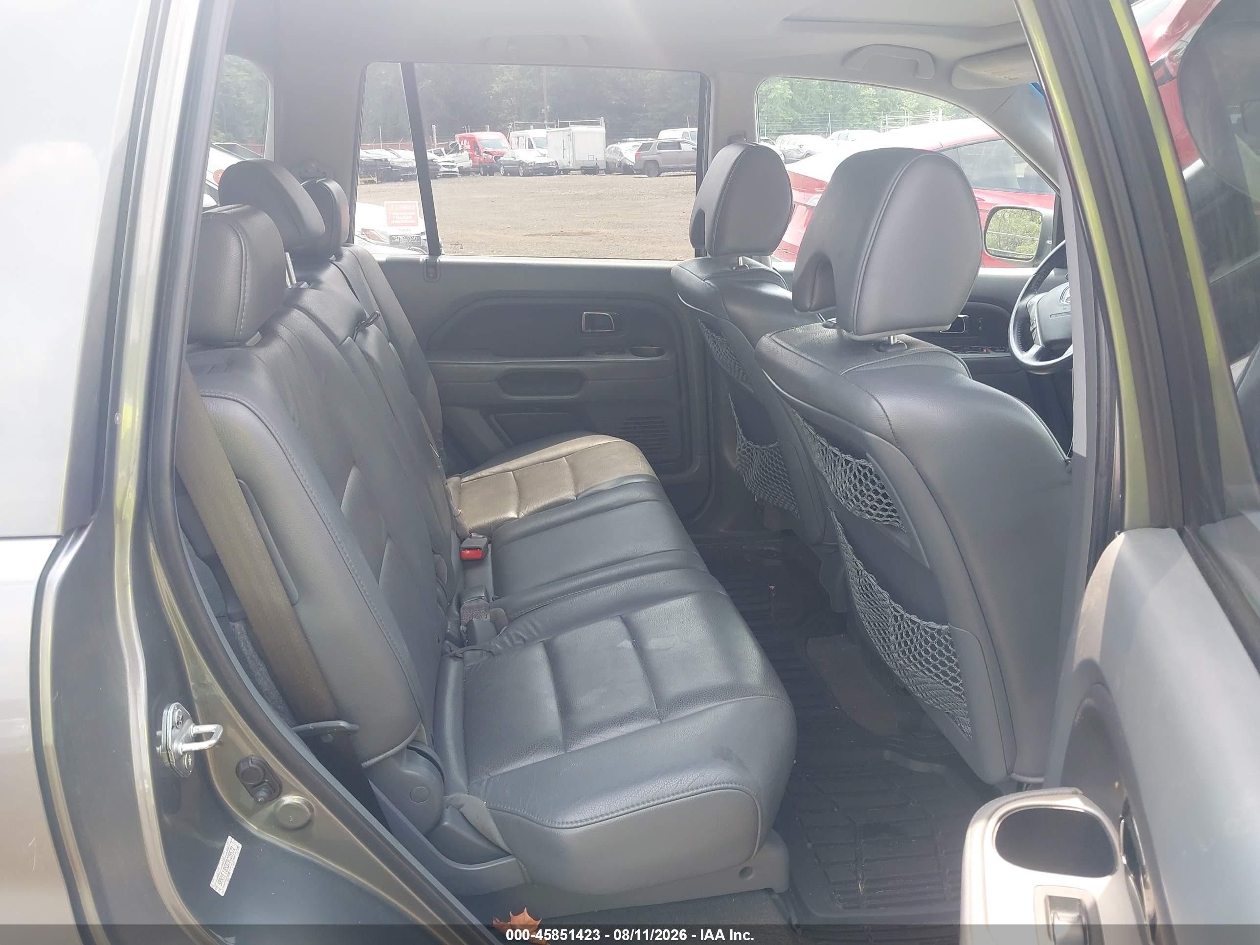 2007 Honda Pilot Ex-l Gray vin: 5FNYF18537B028572