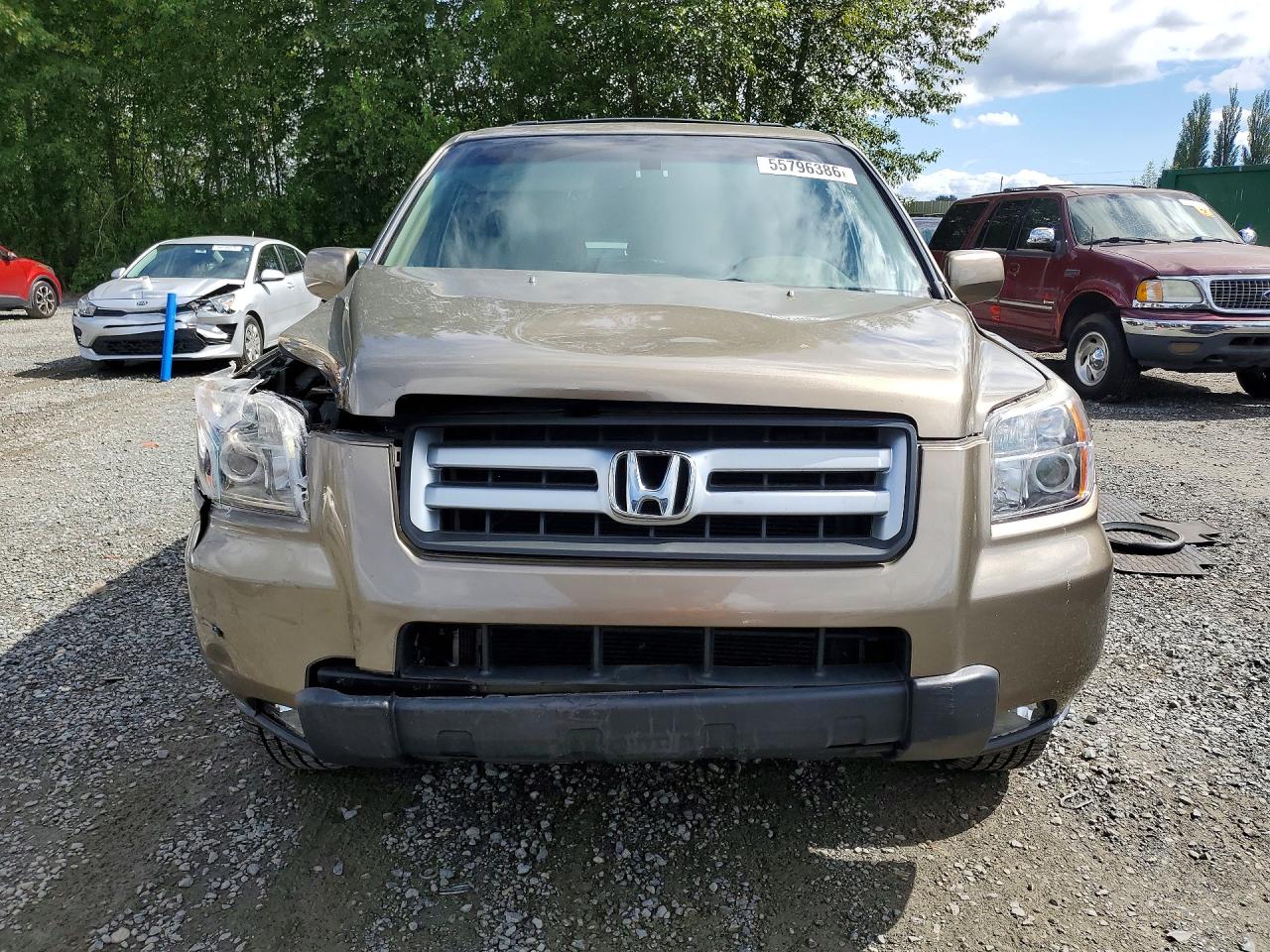 2008 Honda Pilot Exl Tan vin: 5FNYF18538B021655
