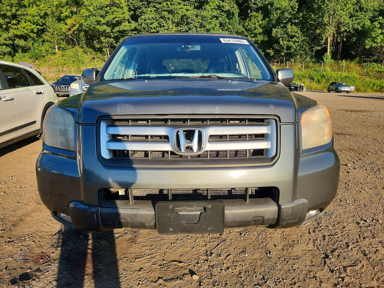 2008 Honda Pilot Exl Gray vin: 5FNYF18538B036950