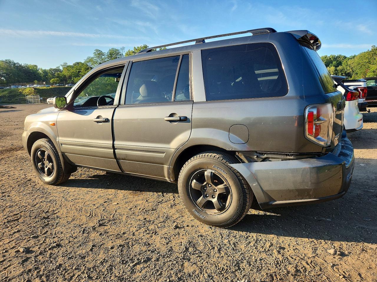 2008 Honda Pilot Exl Gray vin: 5FNYF18538B036950