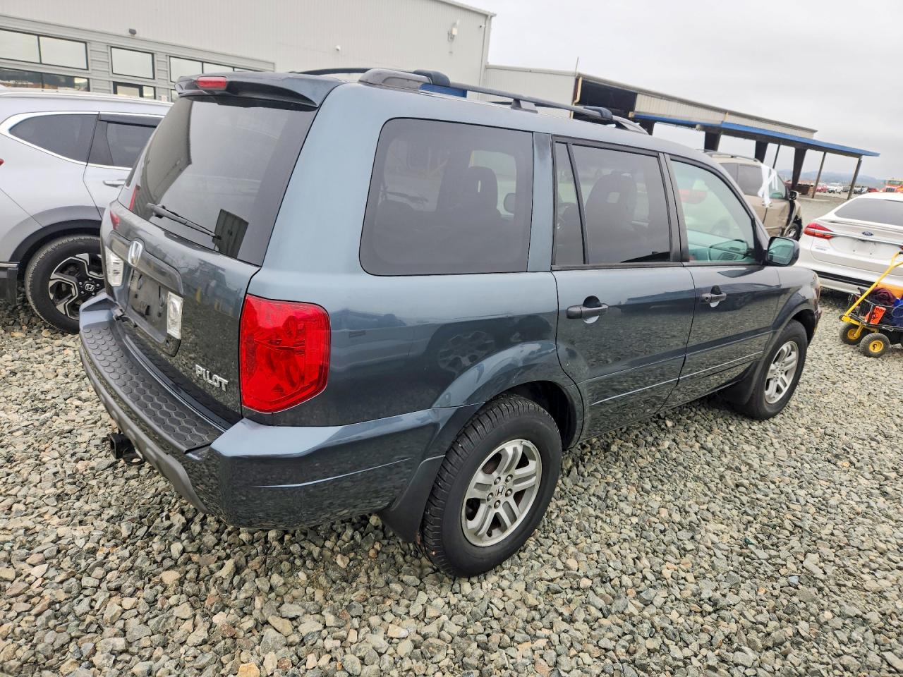 2005 Honda Pilot Exl Серый vin: 5FNYF18545B033468