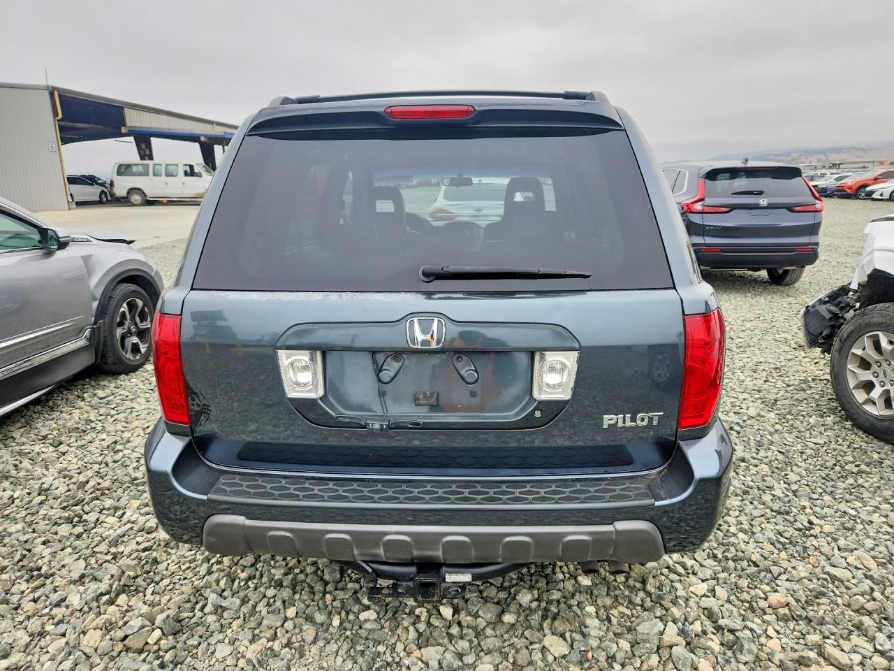 2005 Honda Pilot Exl Серый vin: 5FNYF18545B033468