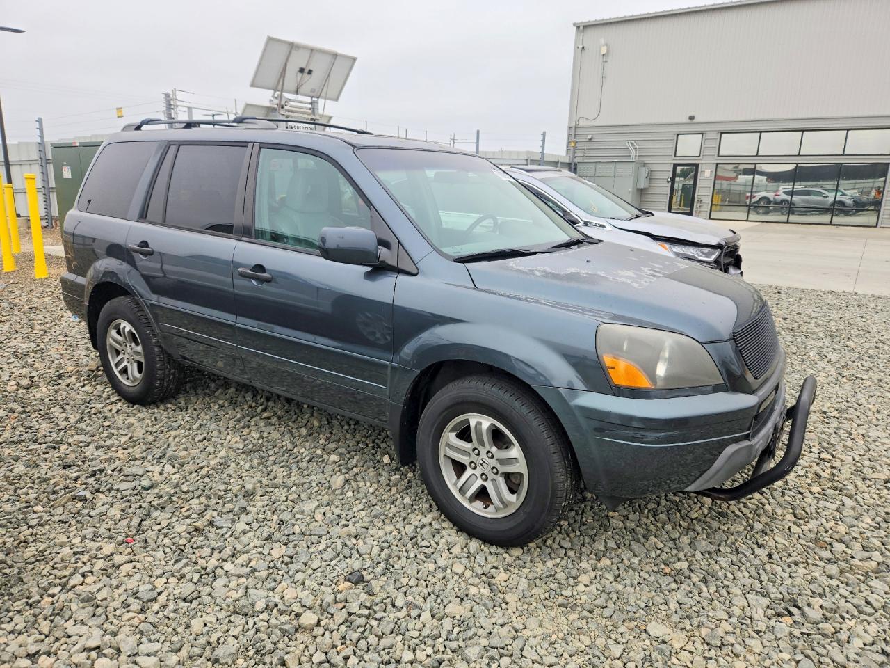 2005 Honda Pilot Exl Серый vin: 5FNYF18545B033468