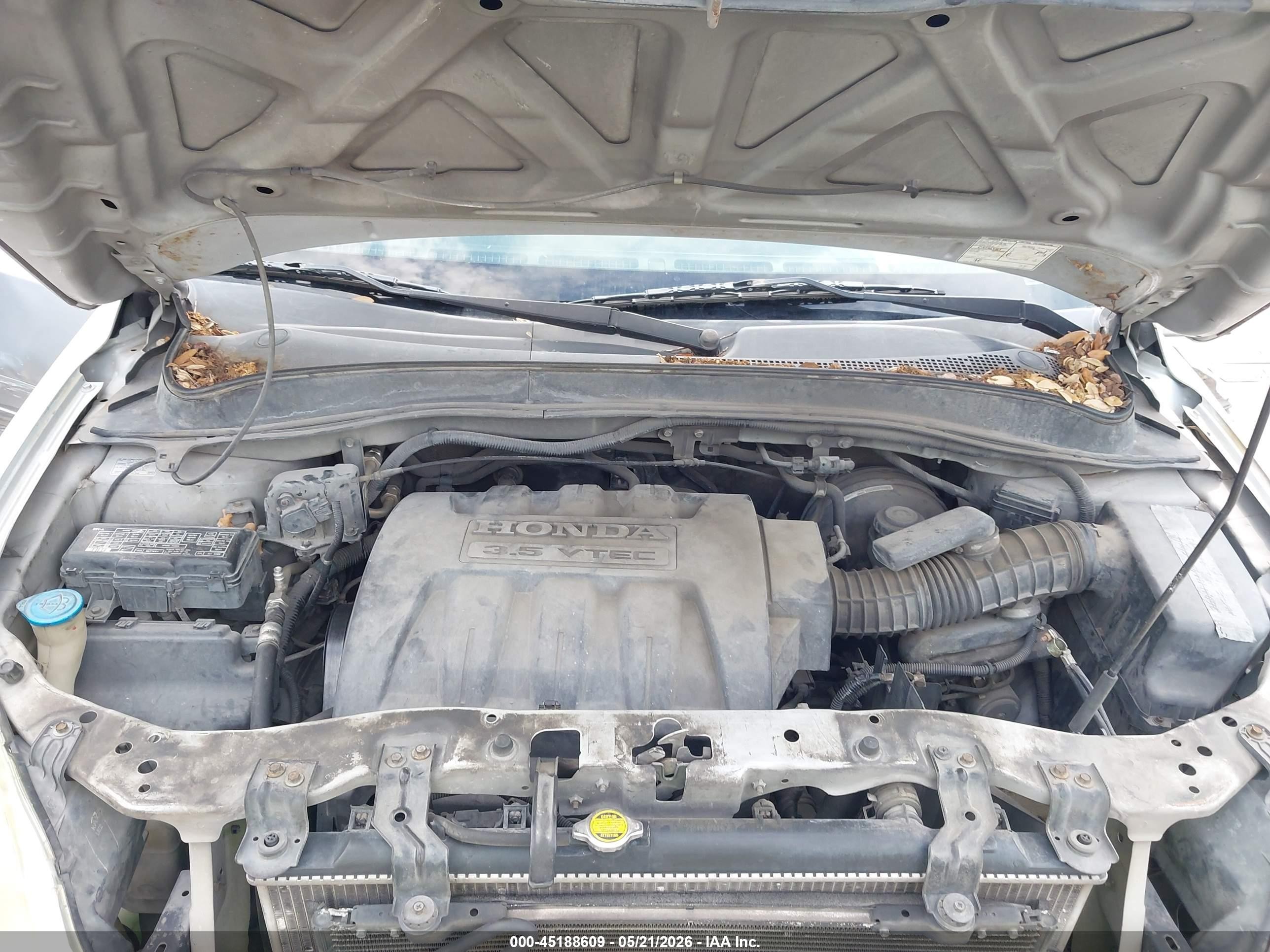 2005 Honda Pilot Ex-l Silver vin: 5FNYF18545B045751
