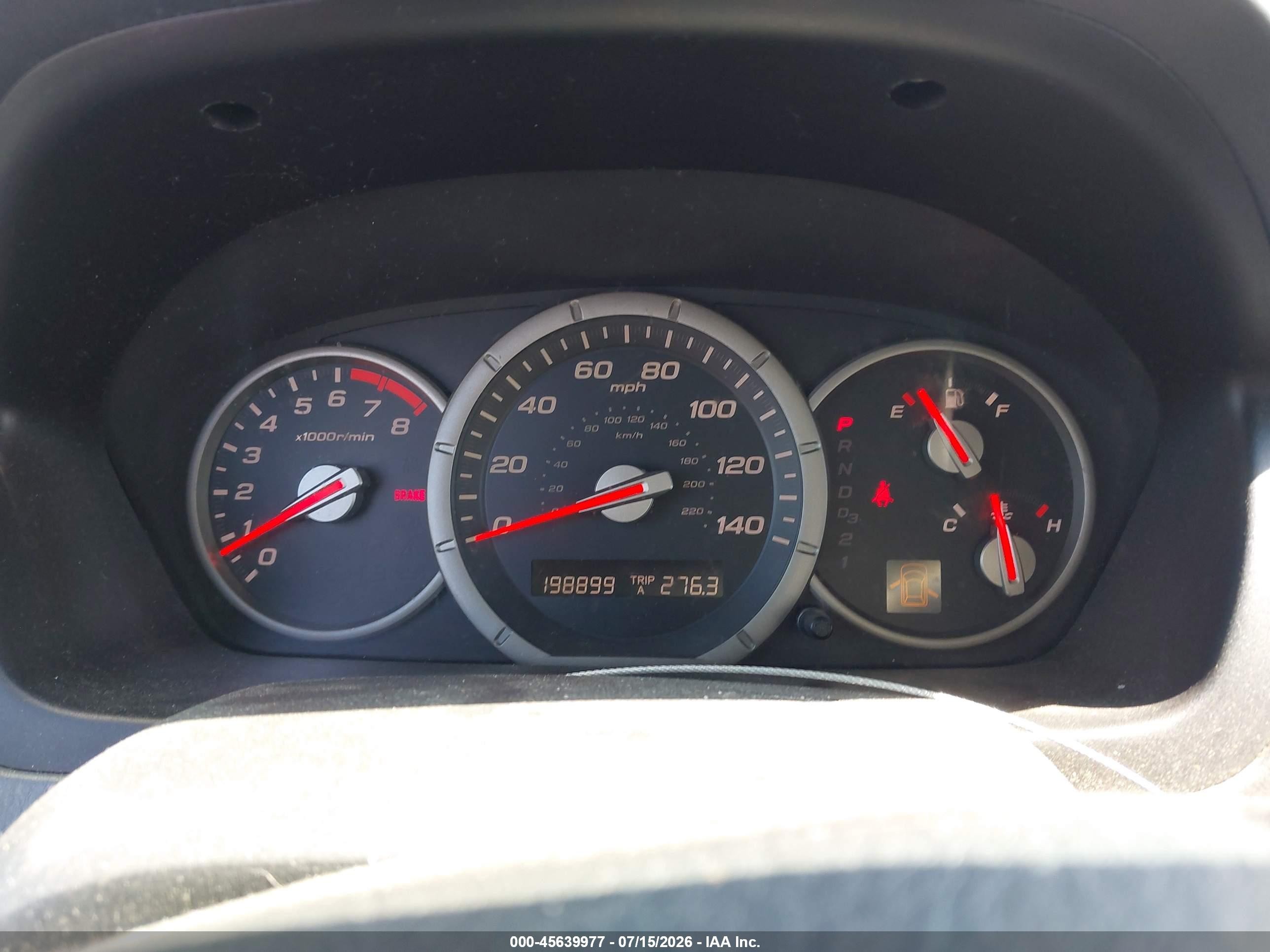 2007 Honda Pilot Ex-l Blue vin: 5FNYF18547B023557