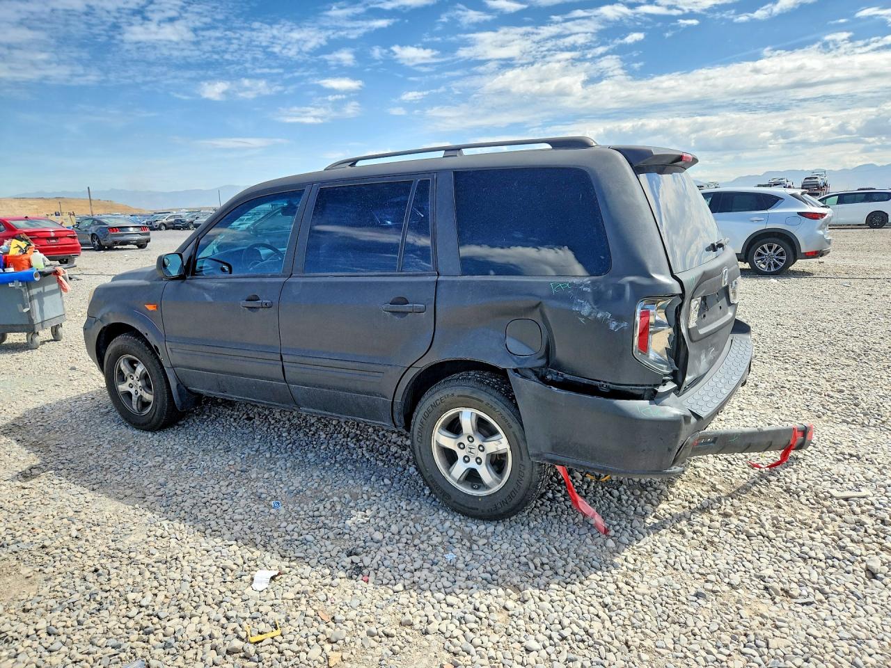 2008 Honda Pilot Exl Черный vin: 5FNYF18548B003231