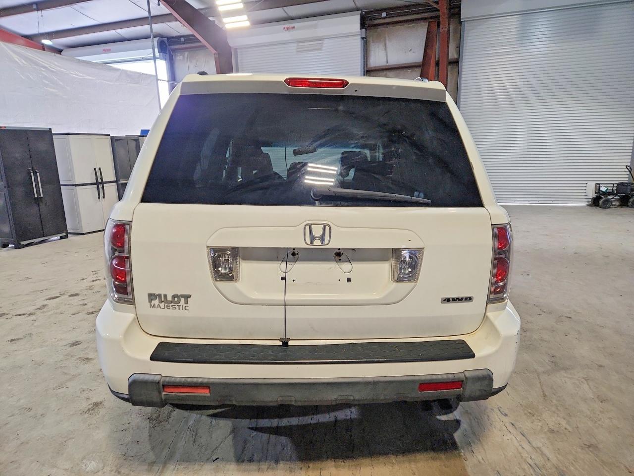 2008 Honda Pilot Exl White vin: 5FNYF18548B023530