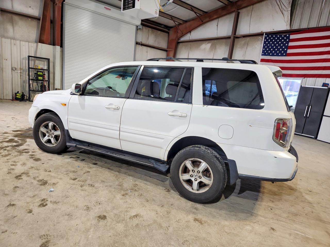 2008 Honda Pilot Exl White vin: 5FNYF18548B023530