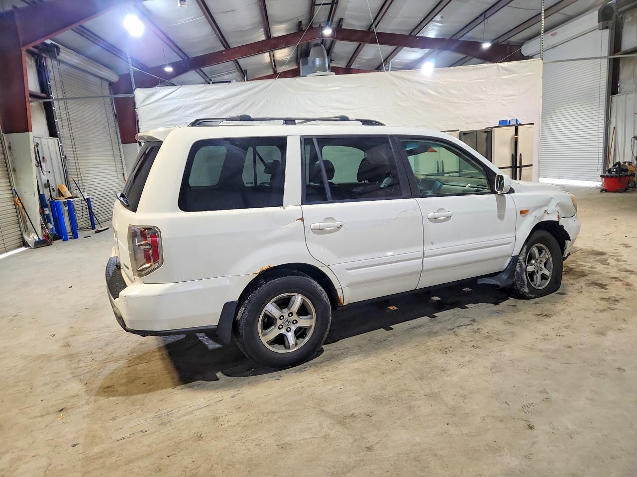 2008 Honda Pilot Exl White vin: 5FNYF18548B023530
