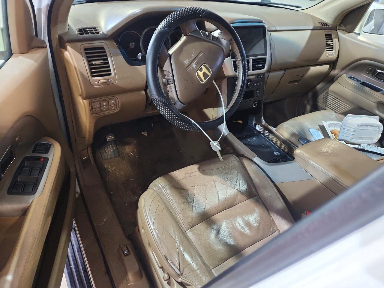 2008 Honda Pilot Exl White vin: 5FNYF18548B023530