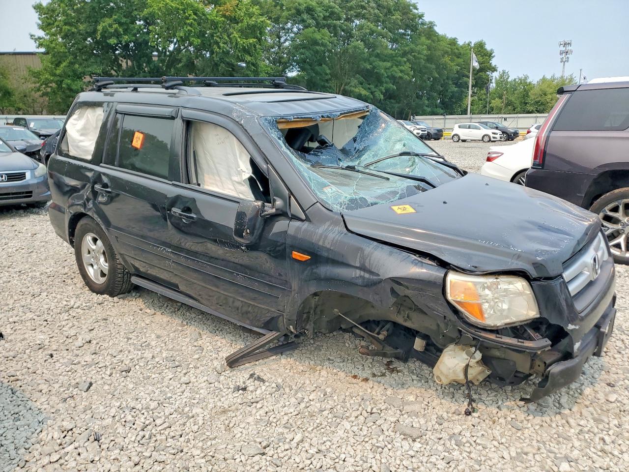 2008 Honda Pilot Exl Black vin: 5FNYF18548B049450