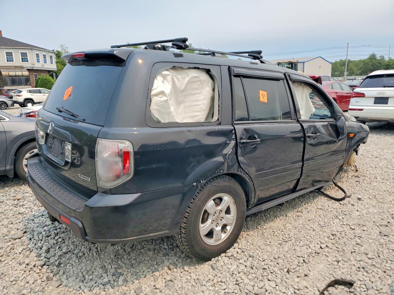 2008 Honda Pilot Exl Black vin: 5FNYF18548B049450
