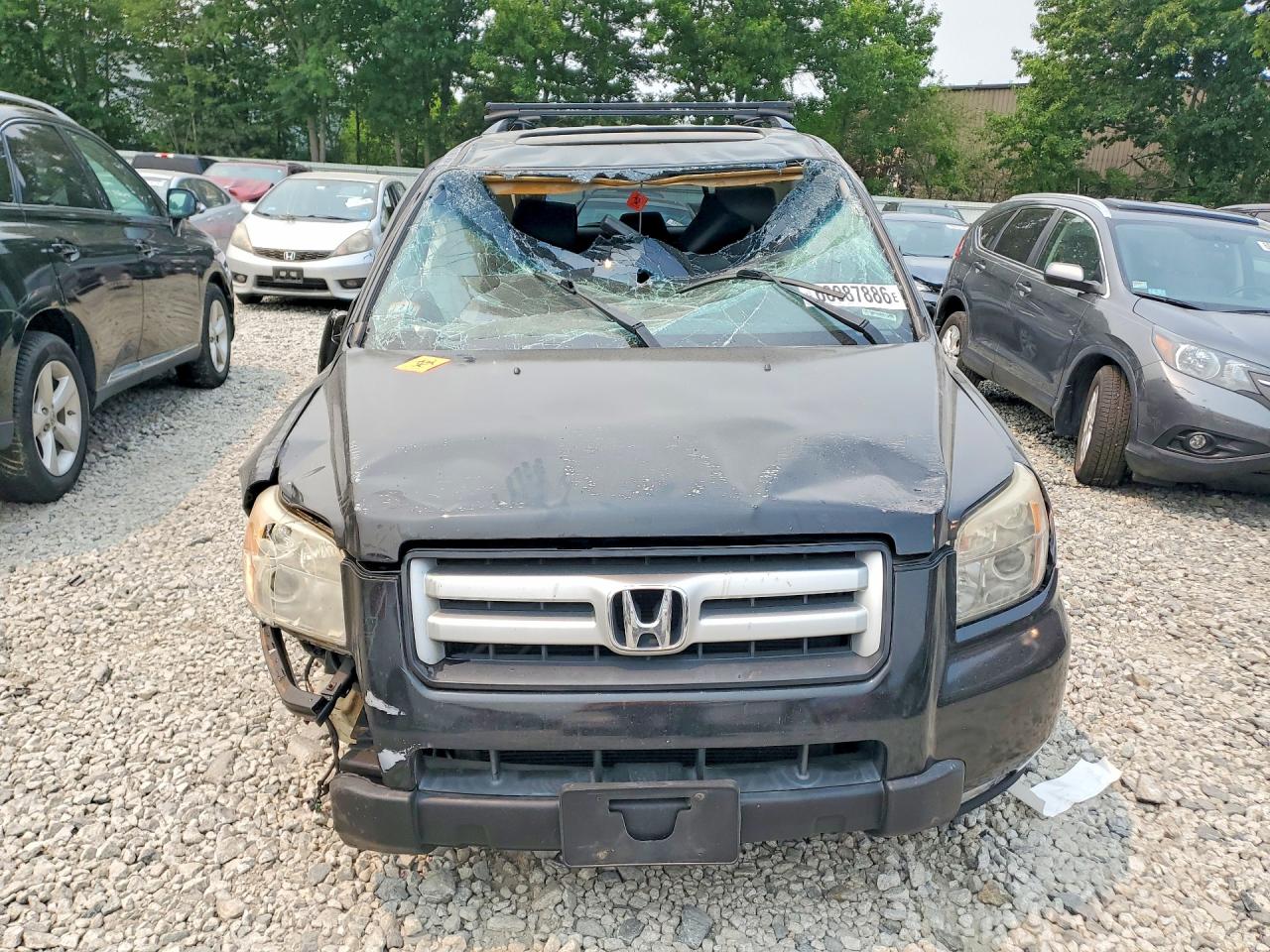 2008 Honda Pilot Exl Black vin: 5FNYF18548B049450
