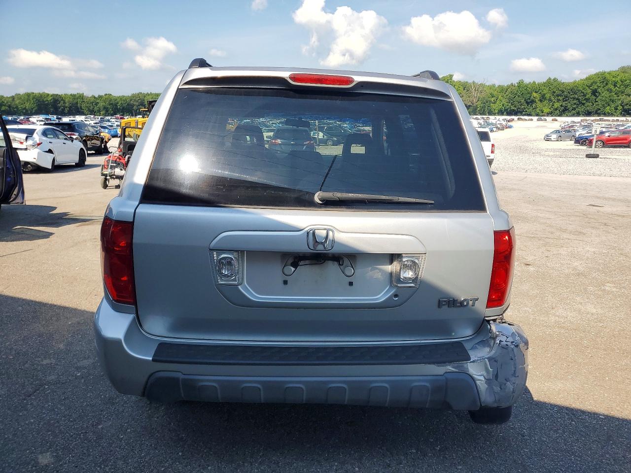 2005 Honda Pilot Exl Silver vin: 5FNYF18555B010068