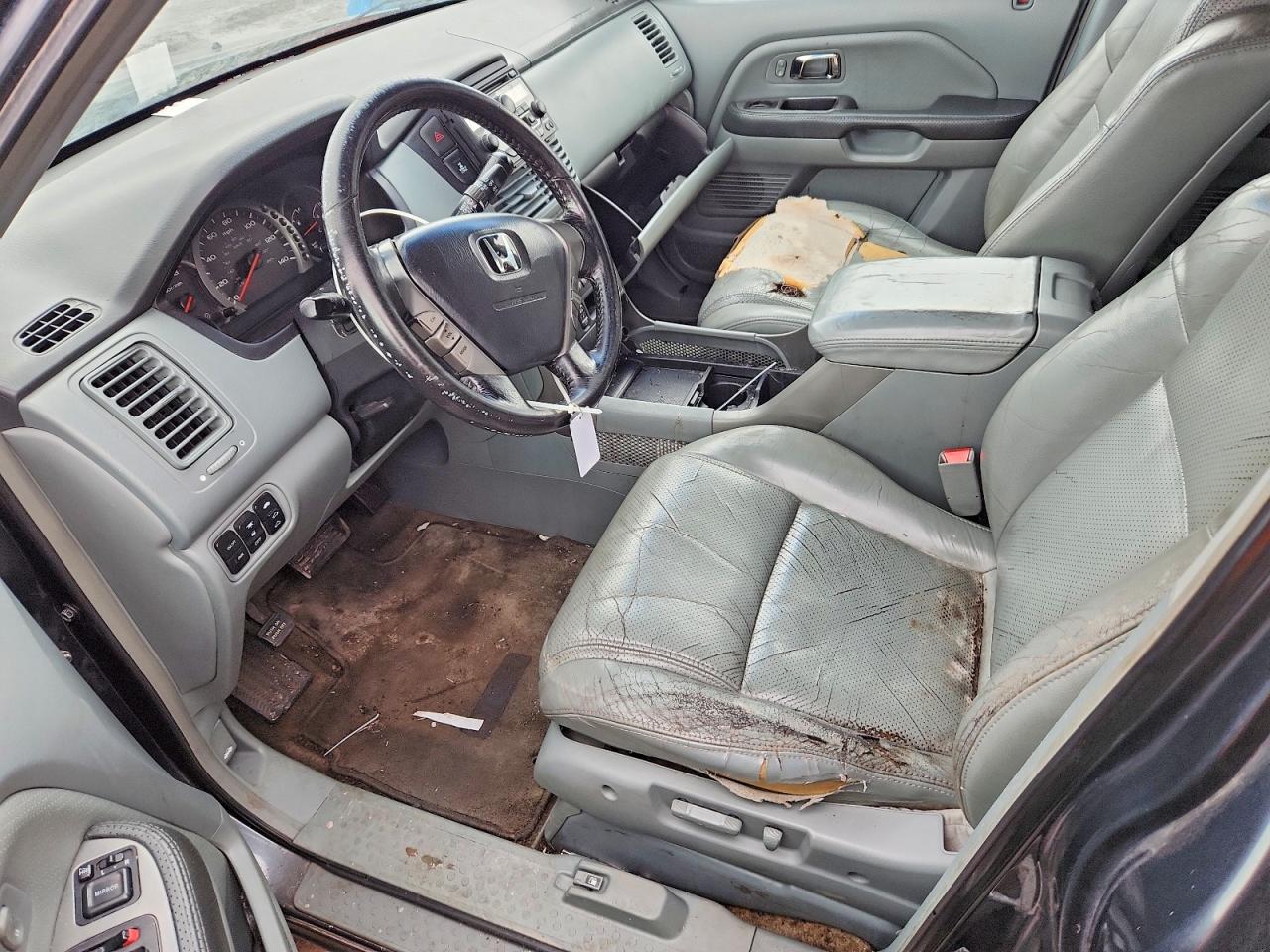 2005 Honda Pilot Exl Blue vin: 5FNYF18555B029042