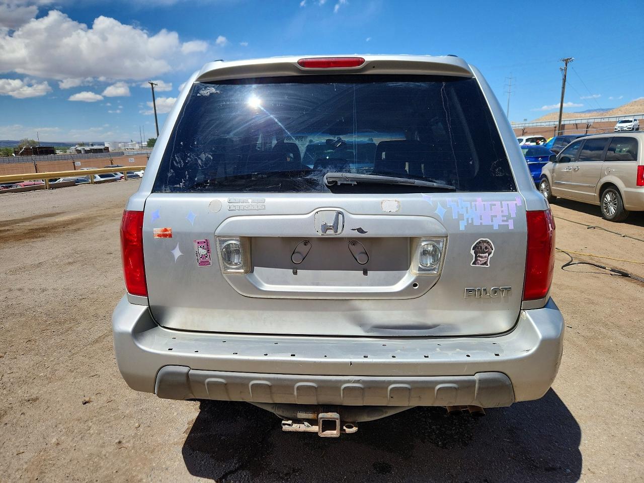 2005 Honda Pilot Exl Silver vin: 5FNYF18555B051431