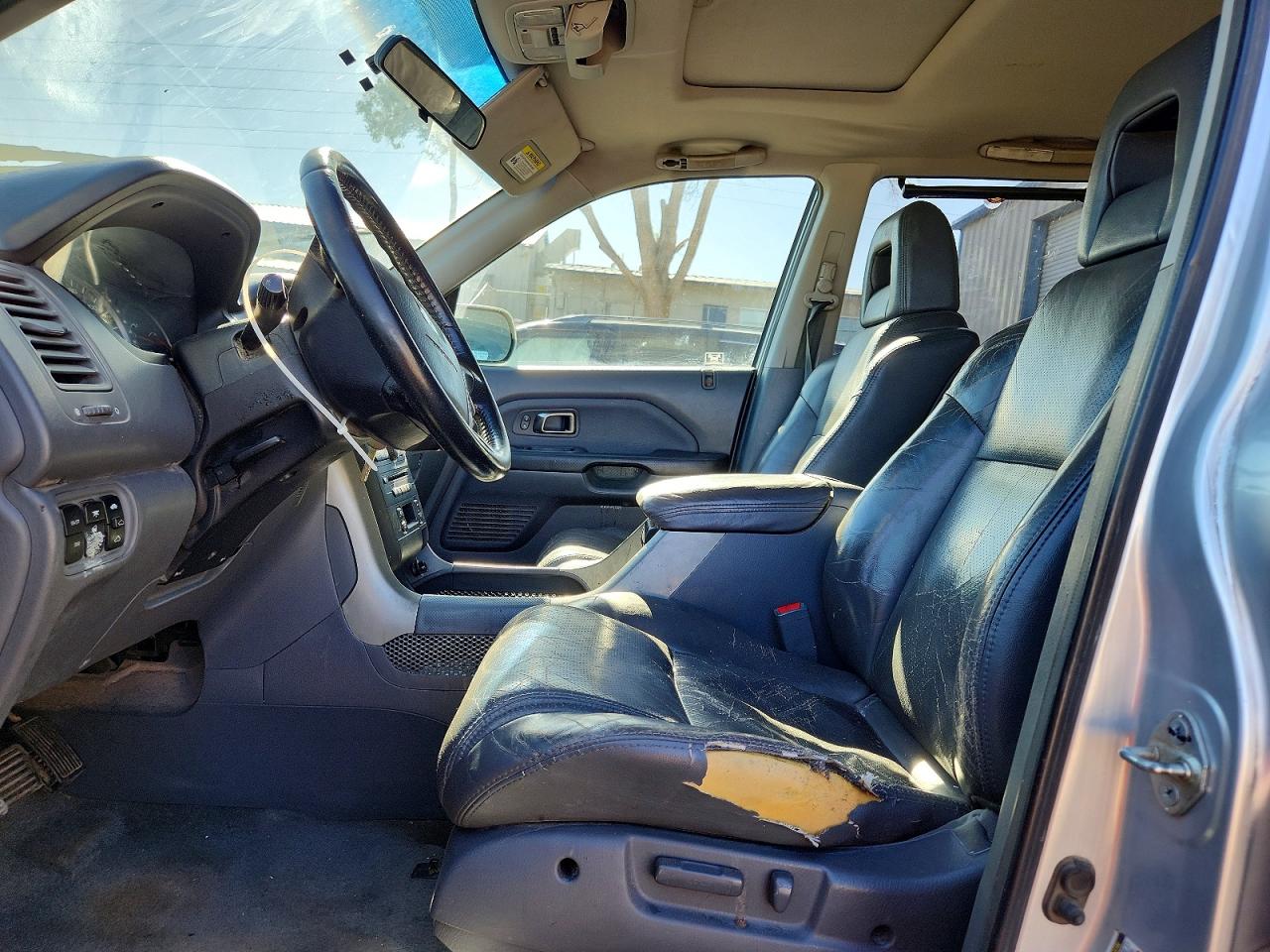2005 Honda Pilot Exl Silver vin: 5FNYF18555B051431