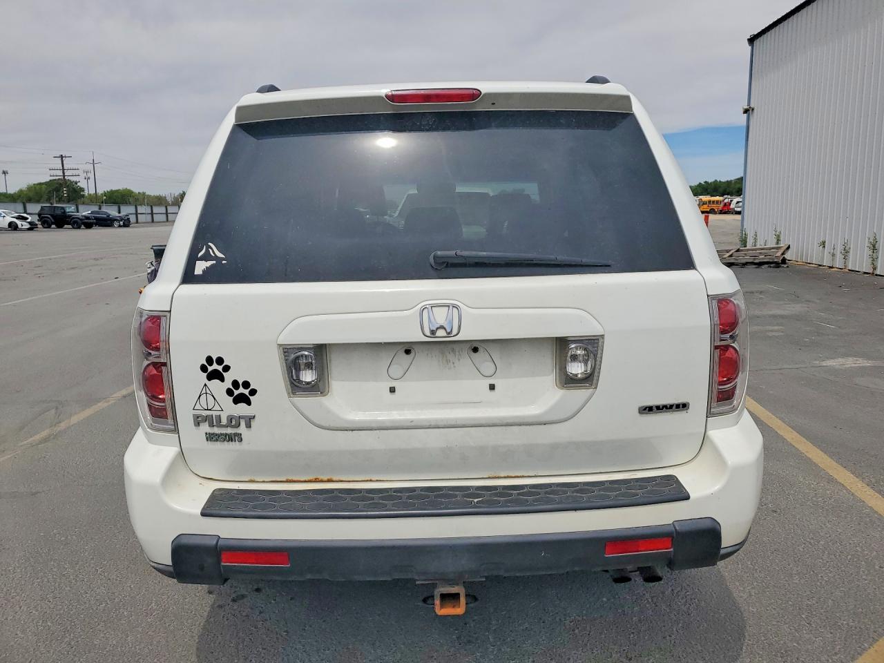2006 Honda Pilot Ex Белый vin: 5FNYF18556B025882