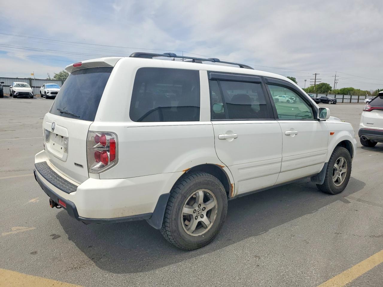 2006 Honda Pilot Ex Белый vin: 5FNYF18556B025882