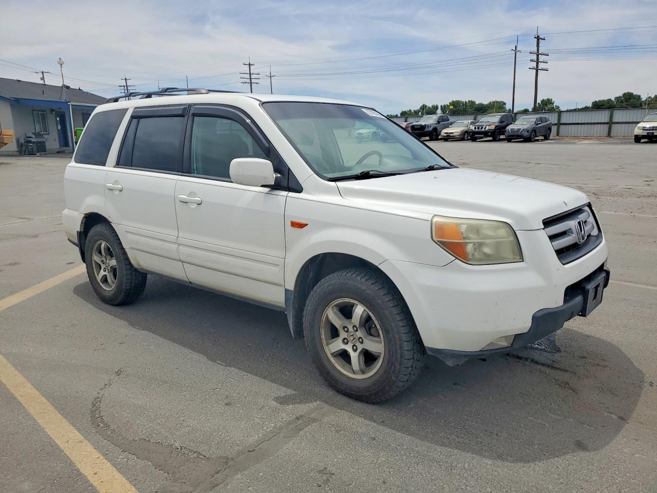 2006 Honda Pilot Ex Белый vin: 5FNYF18556B025882