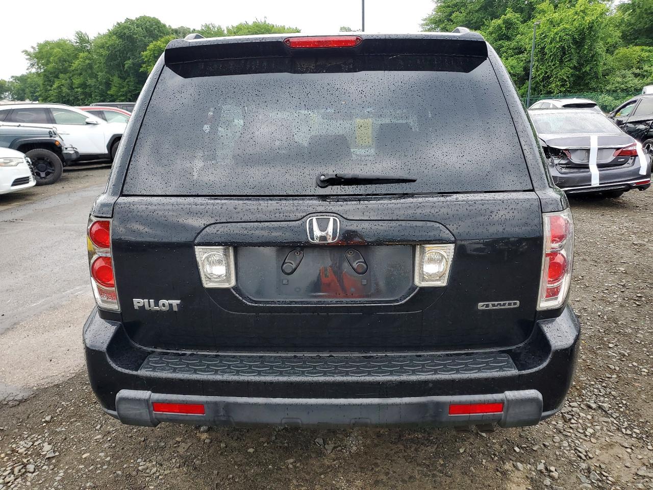 2008 Honda Pilot Exl Black vin: 5FNYF18558B042636