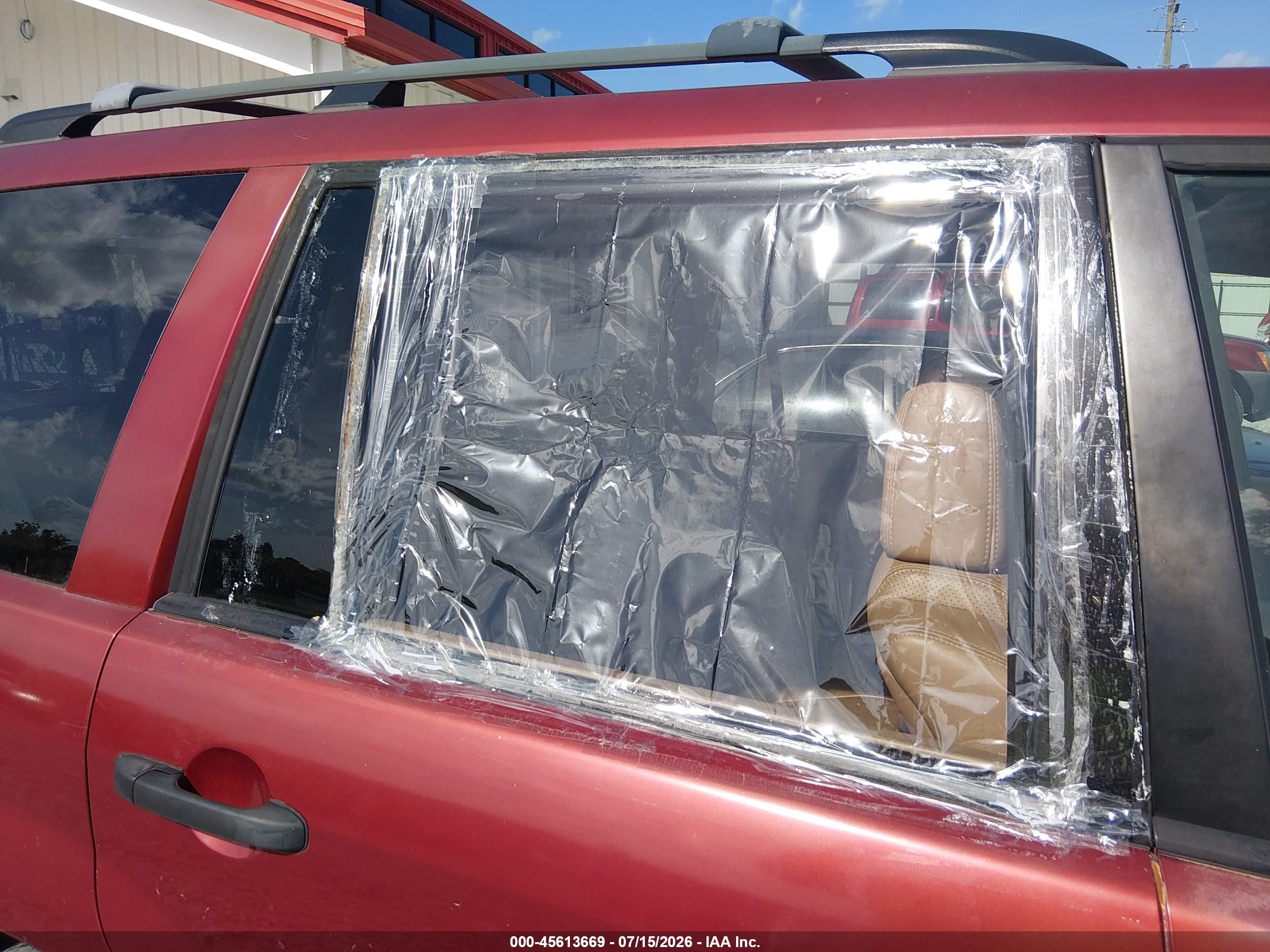 2005 Honda Pilot Ex-l Red vin: 5FNYF18565B021872