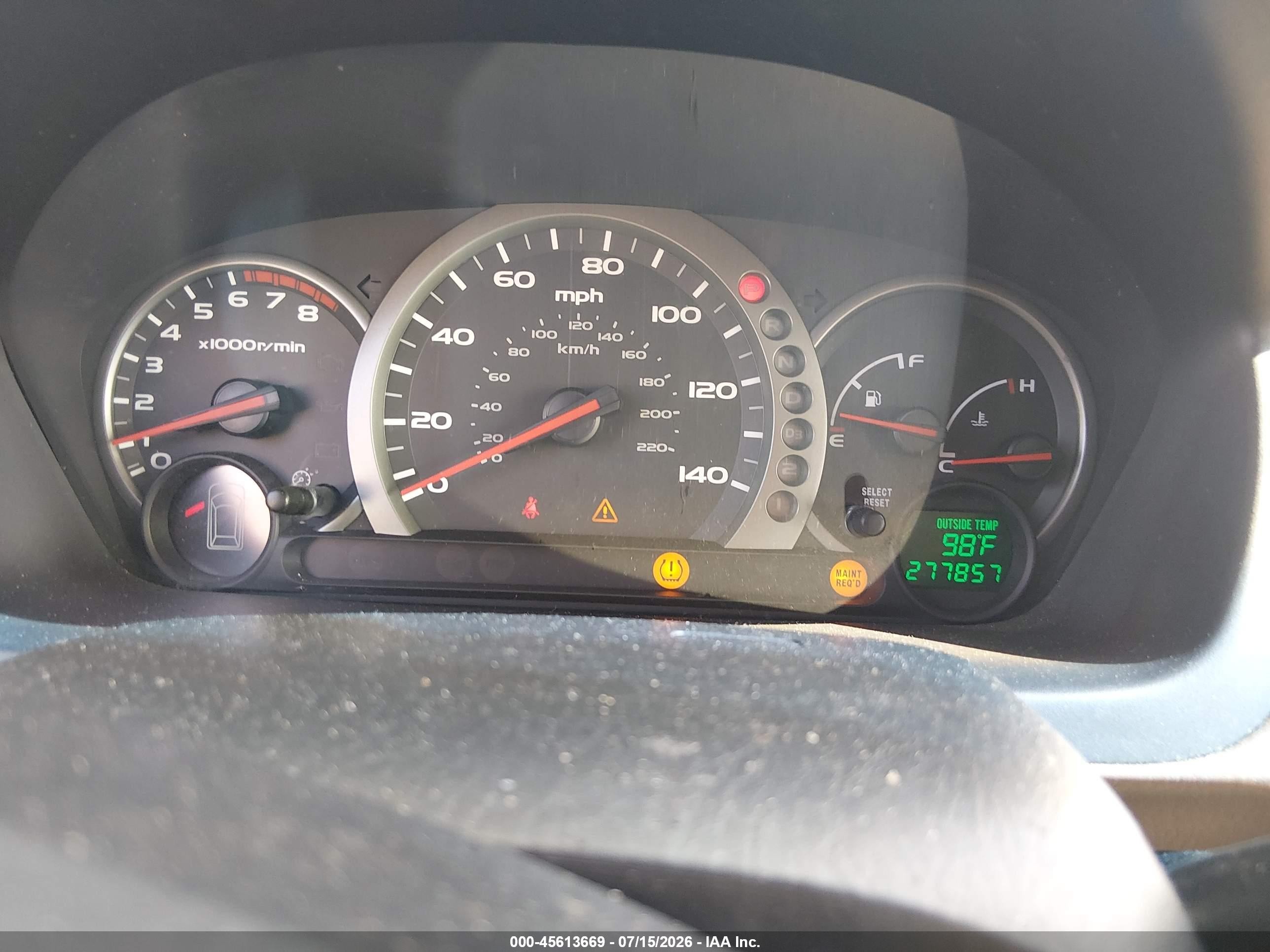 2005 Honda Pilot Ex-l Red vin: 5FNYF18565B021872
