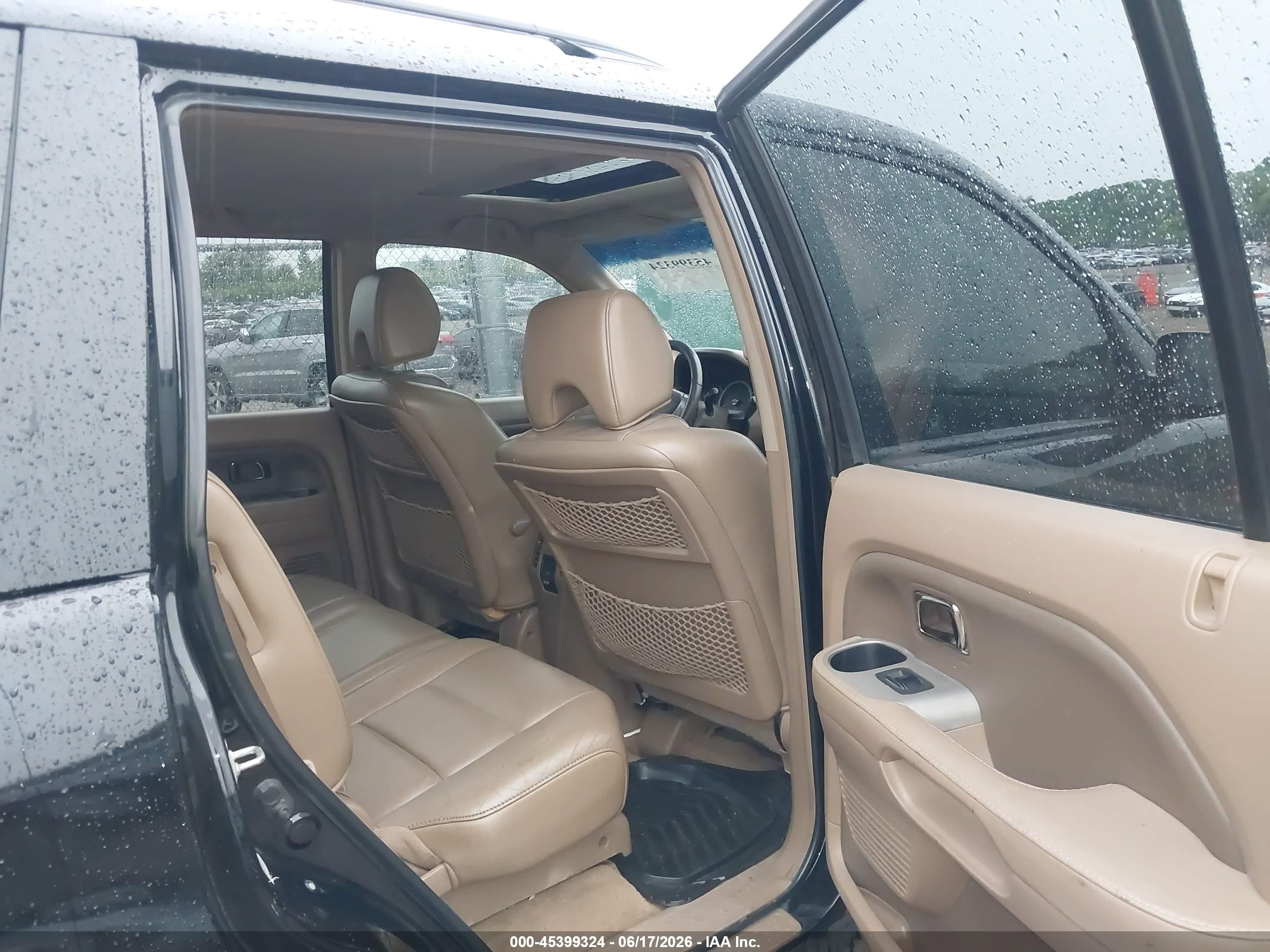 2008 Honda Pilot Ex-l Black vin: 5FNYF18568B015378
