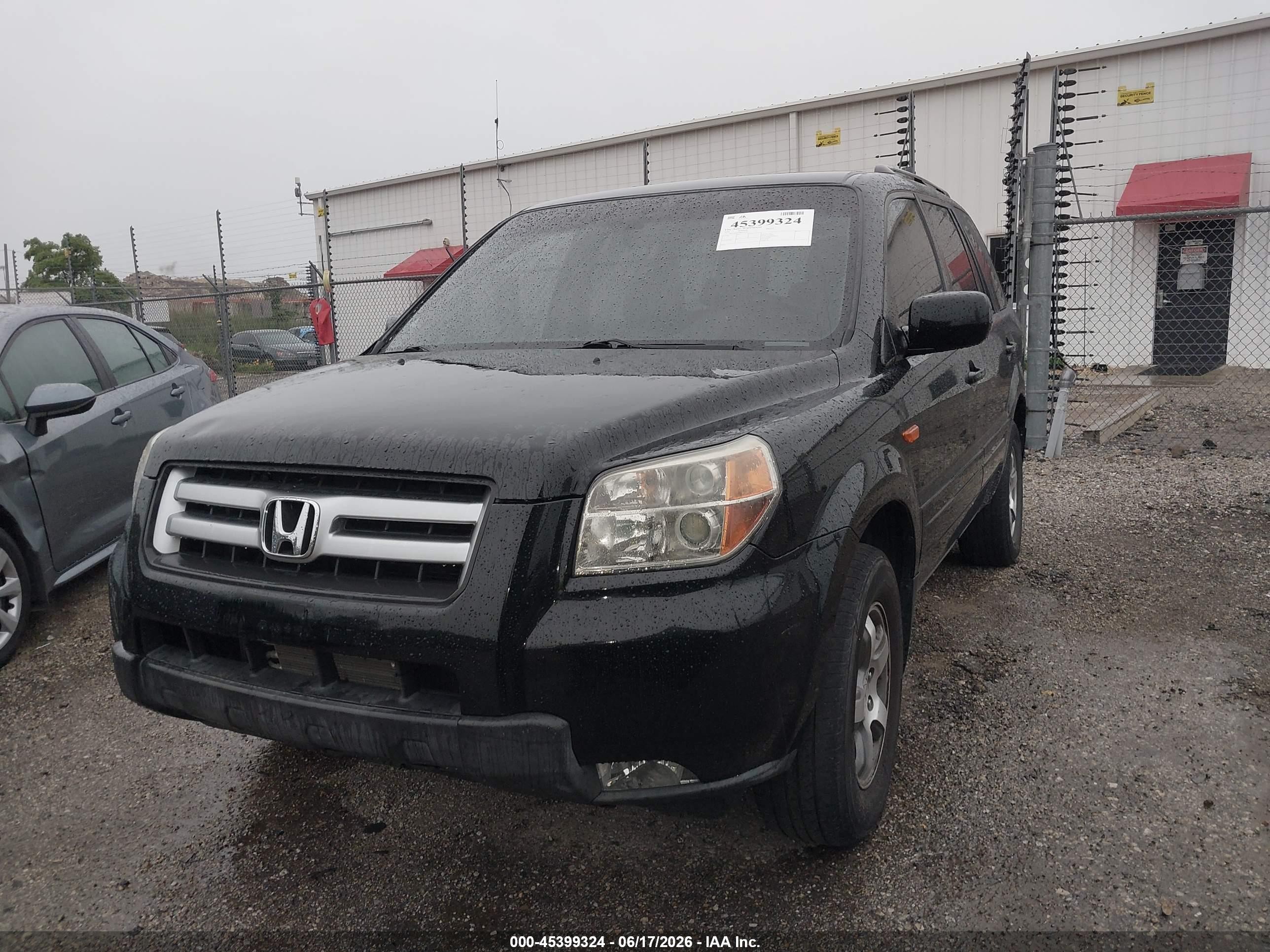 2008 Honda Pilot Ex-l Black vin: 5FNYF18568B015378