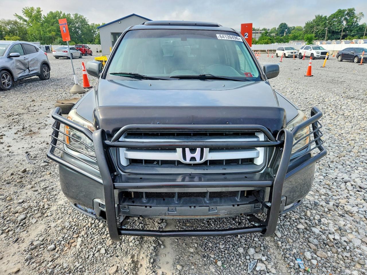 2008 Honda Pilot Exl Gray vin: 5FNYF18568B034710