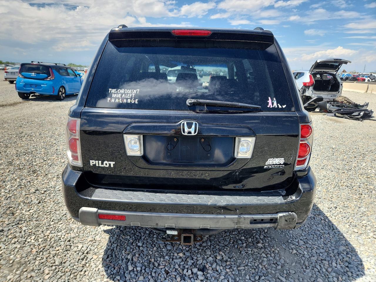 2008 Honda Pilot Exl Black vin: 5FNYF18568B049465