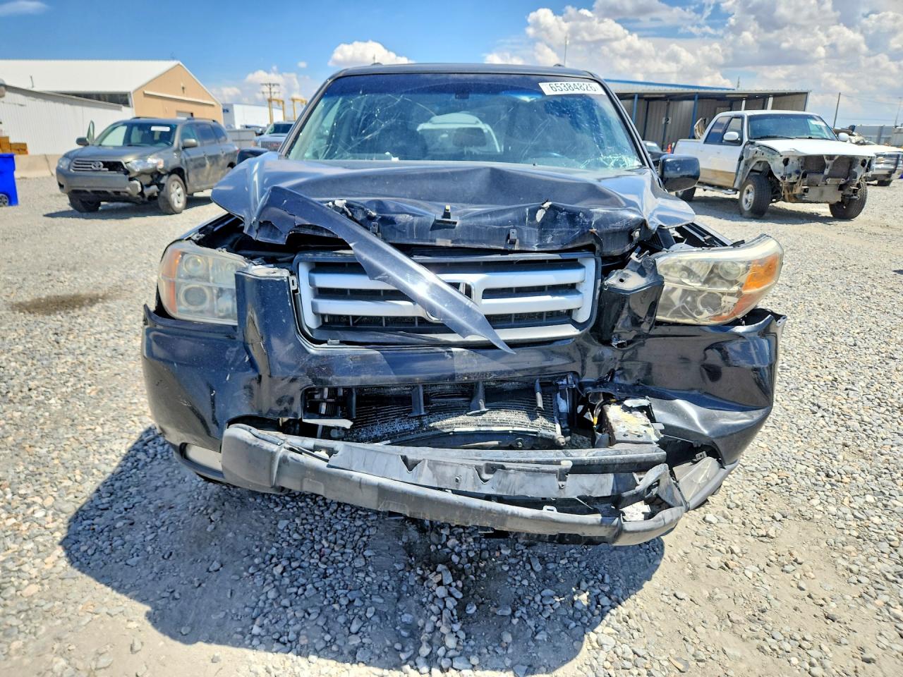 2008 Honda Pilot Exl Black vin: 5FNYF18568B049465