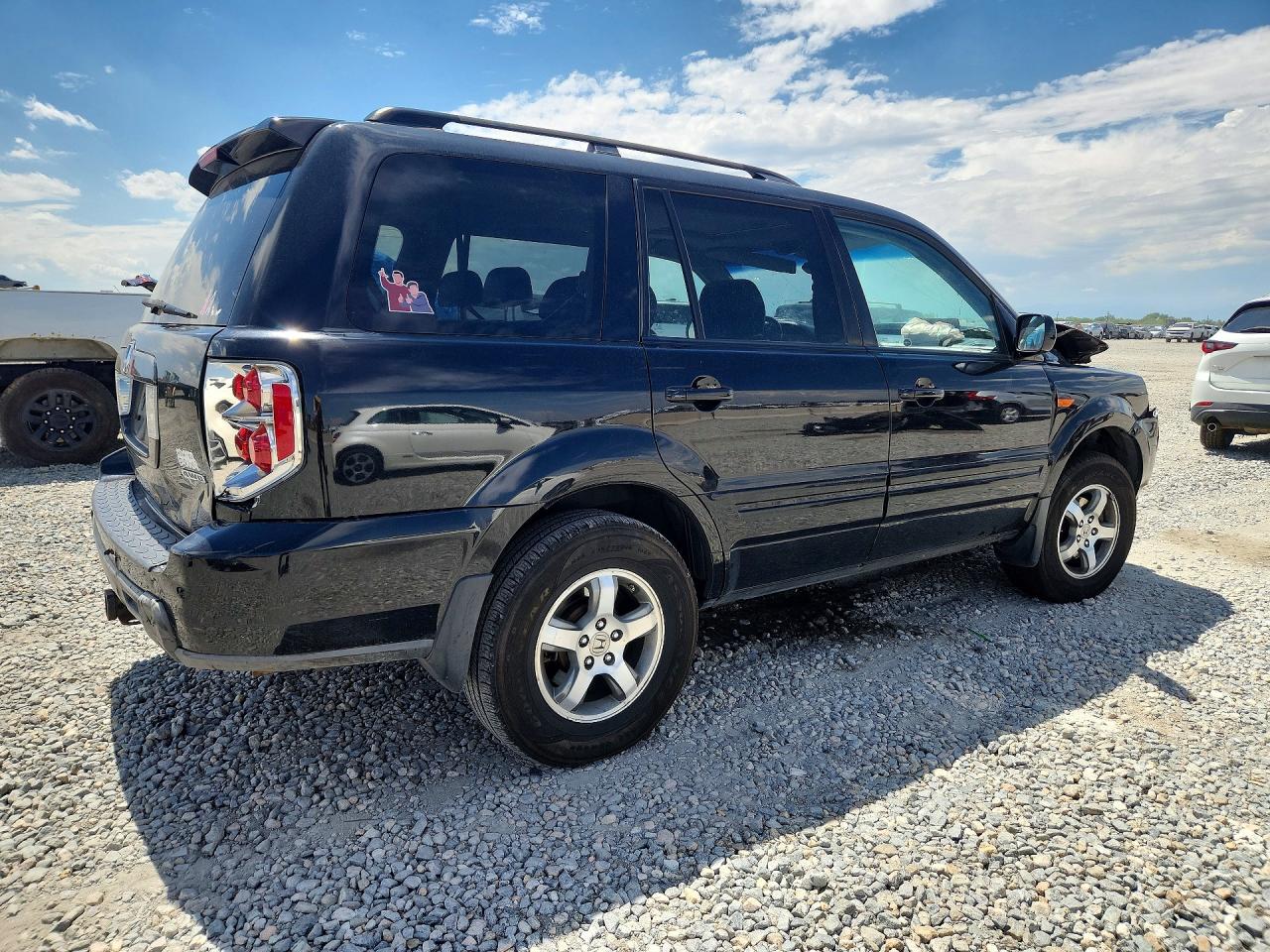 2008 Honda Pilot Exl Black vin: 5FNYF18568B049465