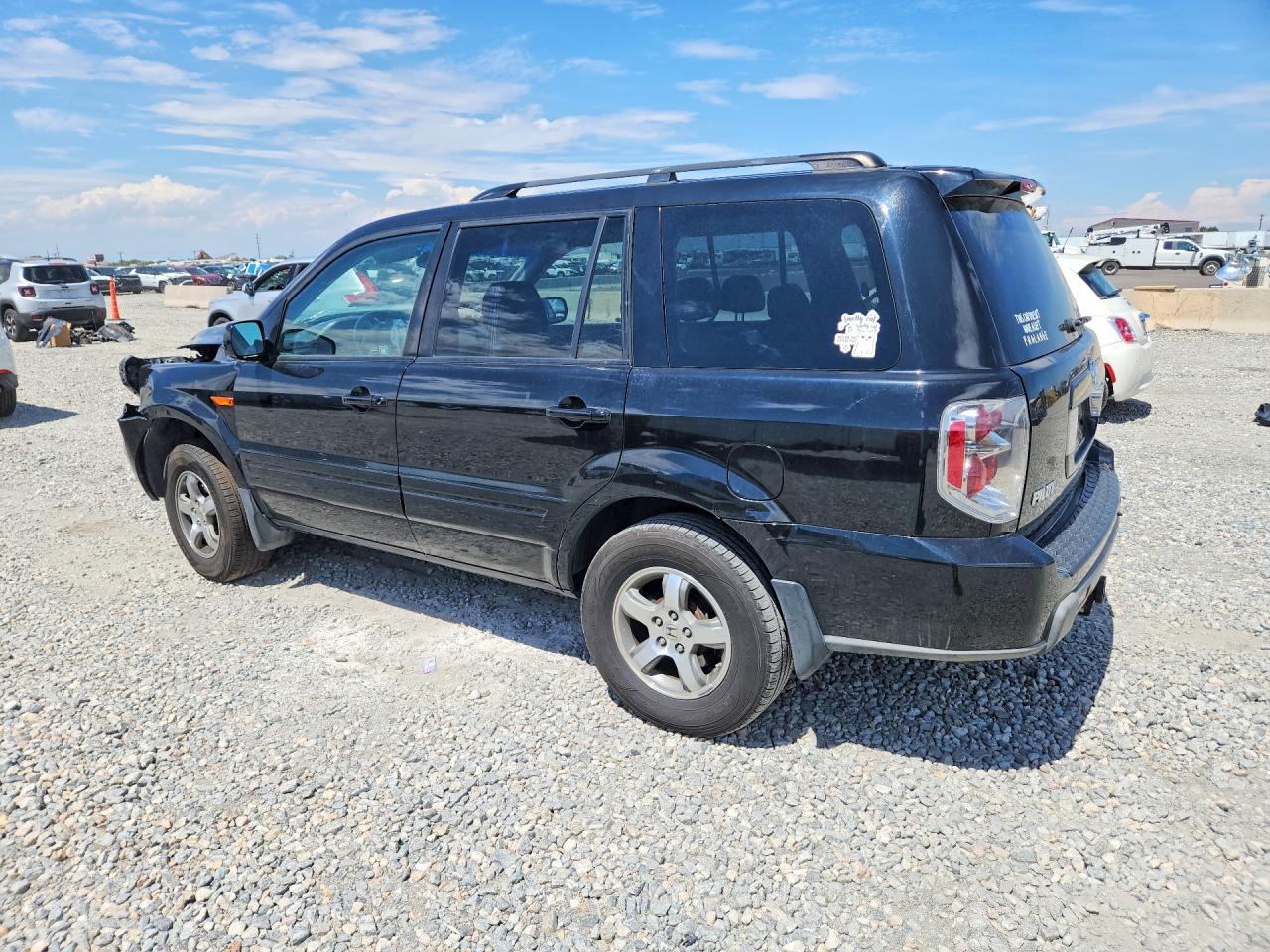 2008 Honda Pilot Exl Black vin: 5FNYF18568B049465