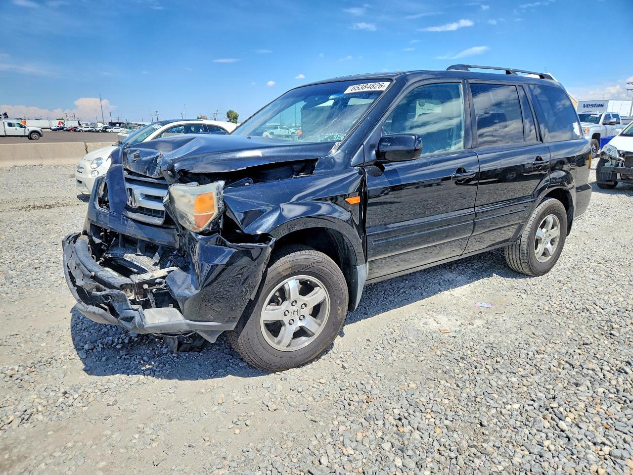2008 Honda Pilot Exl Black vin: 5FNYF18568B049465