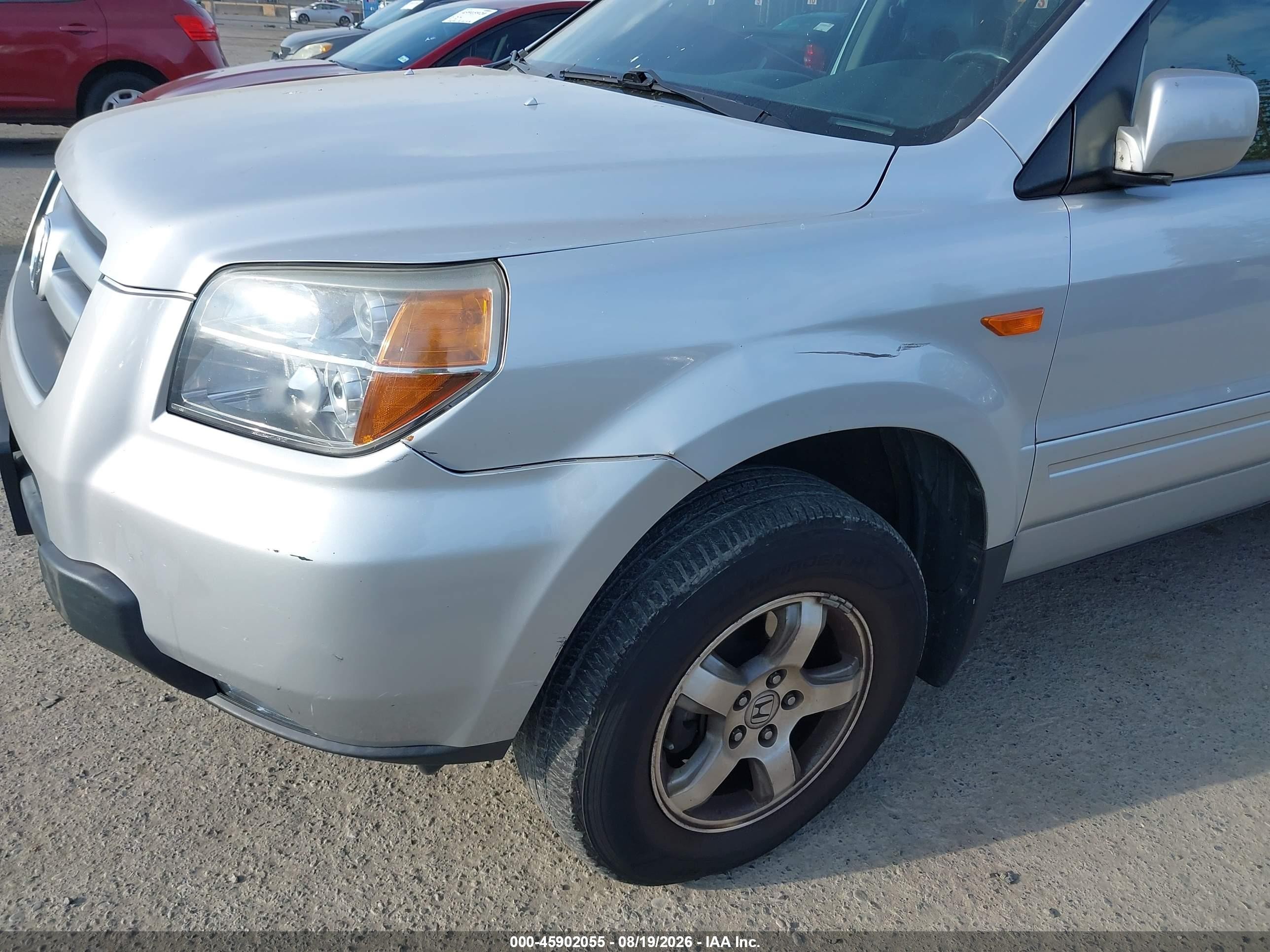 2008 Honda Pilot Ex-l Серебряный vin: 5FNYF18568B055783