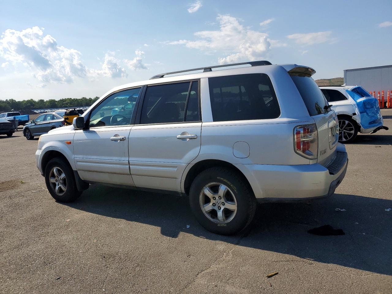 2008 Honda Pilot Exl Silver vin: 5FNYF18568B057520