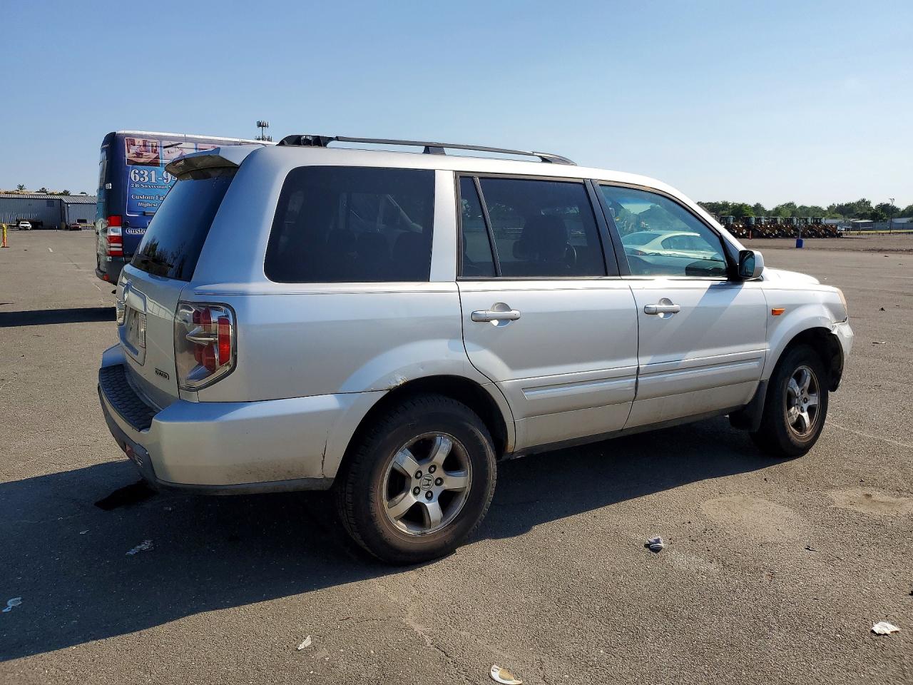 2008 Honda Pilot Exl Silver vin: 5FNYF18568B057520